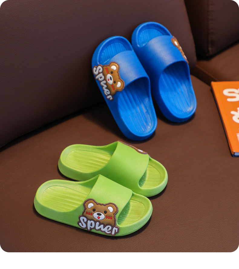 儿童拖鞋夏季2023新款小熊宝宝女童小童大童家居室内防滑男童拖鞋详情16
