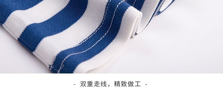 夏季男童短袖T恤新疆棉儿童短袖t恤衫中大童条纹翻领polo衫上衣详情15