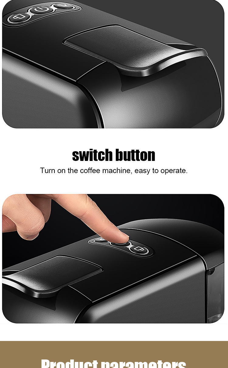 Cross-border foreign trade SOKANY516 Italian capsule coffee machine Portable office small household coffee pot pic 10
