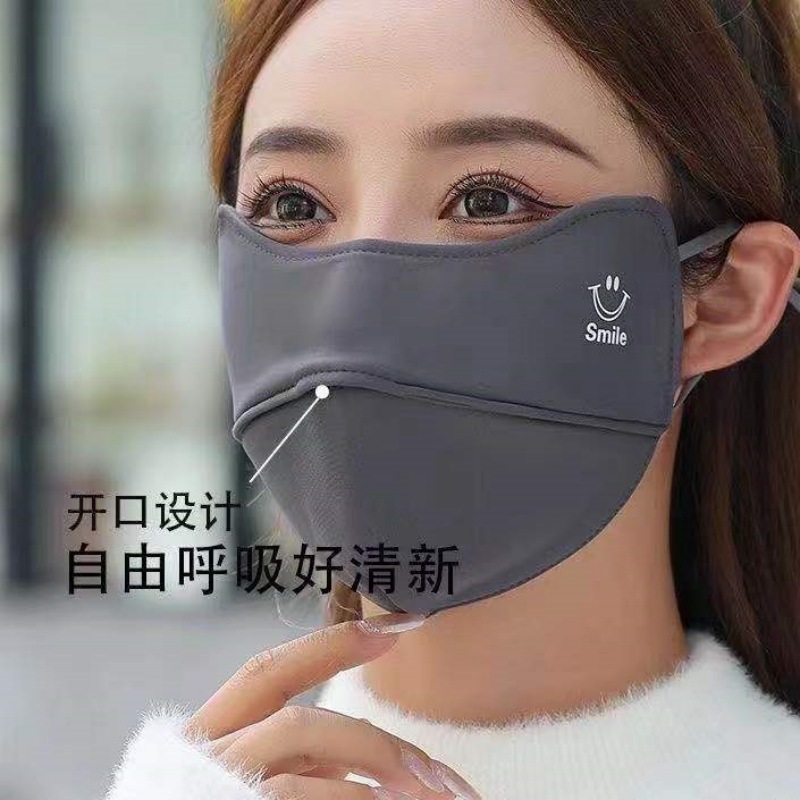 秋冬户外骑行双层加绒保暖防风防寒透气显瘦护眼角男女3D立体口罩详情8