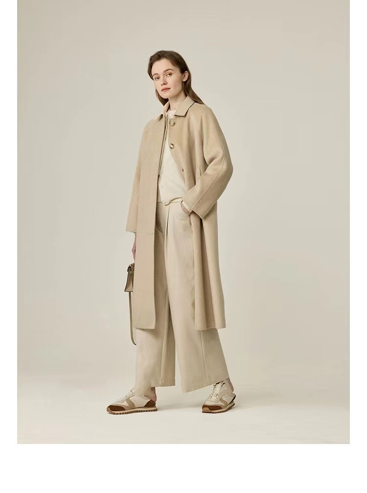 Qili Colorful Gemstone 12-color seamless one-piece Merino wool button cardigan, a versatile knitted long-sleeved top for commuting pic 58