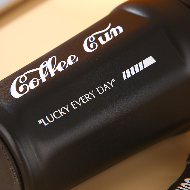 304不锈钢磨砂菱形咖啡杯可乐八角保温杯随行不锈钢水杯颜值杯子详情14