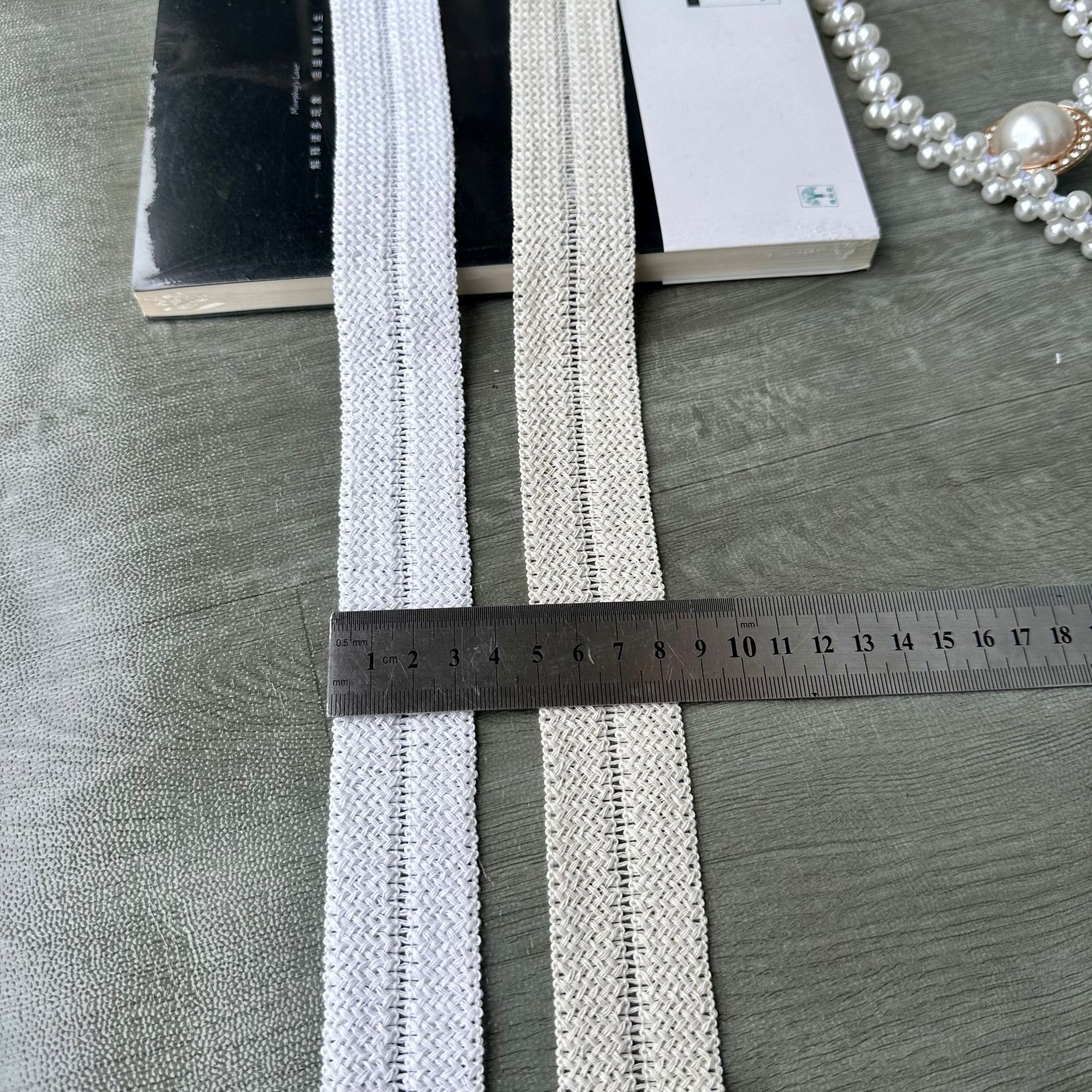 工厂直销现货2.0cm花边辅料涤棉包边衣服衣襟领口袖口裙摆围边详情6