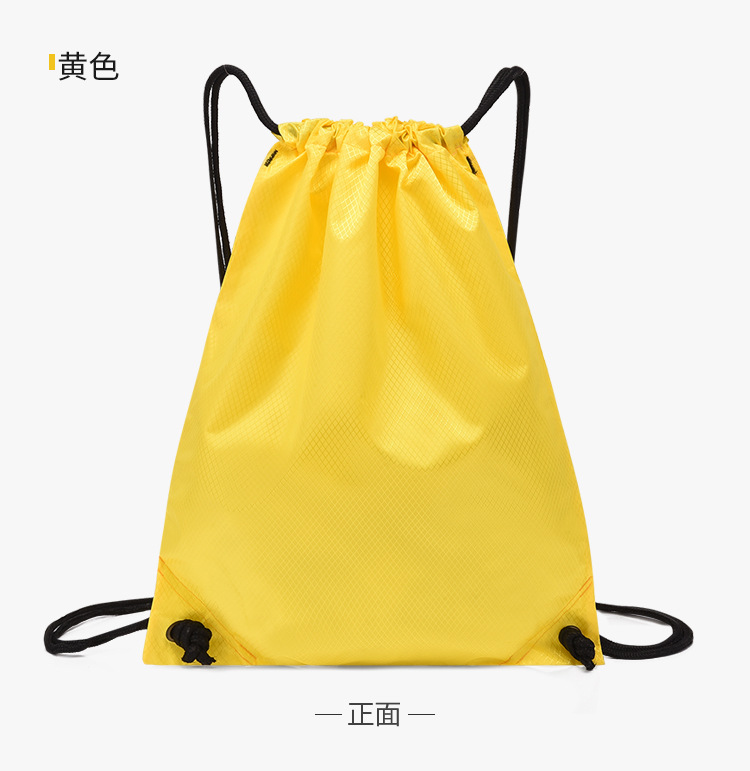 抽绳运动包现货防水马拉松束口袋户外运动收纳双肩背包运动训练包详情23
