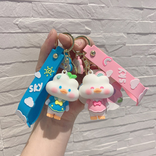 玉桂狗零钱包钥匙链创意可爱挂饰钥匙挂件库洛米收纳小包包钥匙扣详情18