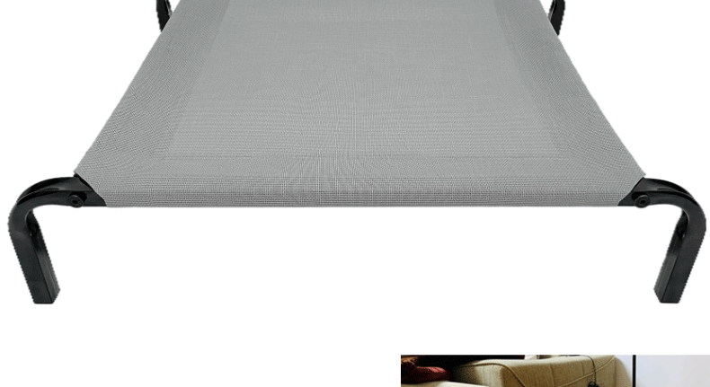 Pet camp bed, dog cool bed, iron frame mesh suspended bed, moisture-proof, breathable and sturdy bed pic 17