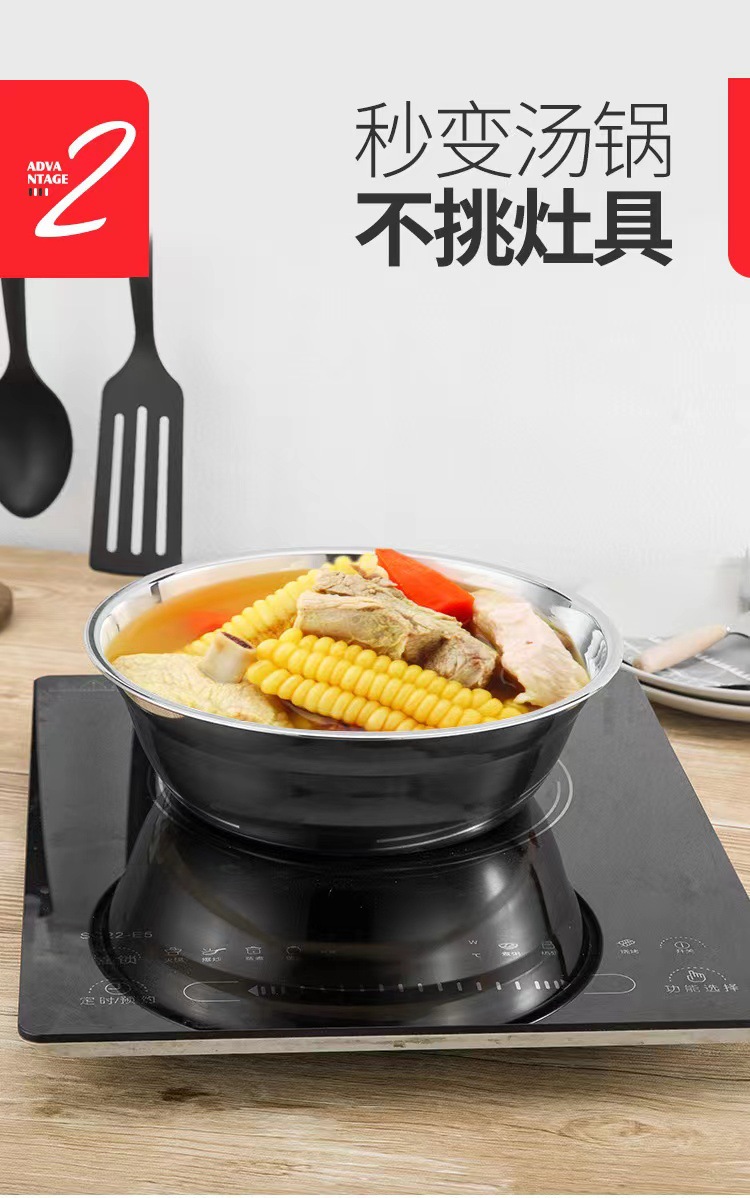 304不锈钢盆批发食堂加厚汤碗家用面盆大号商用洗菜盆不锈钢汤盆详情5