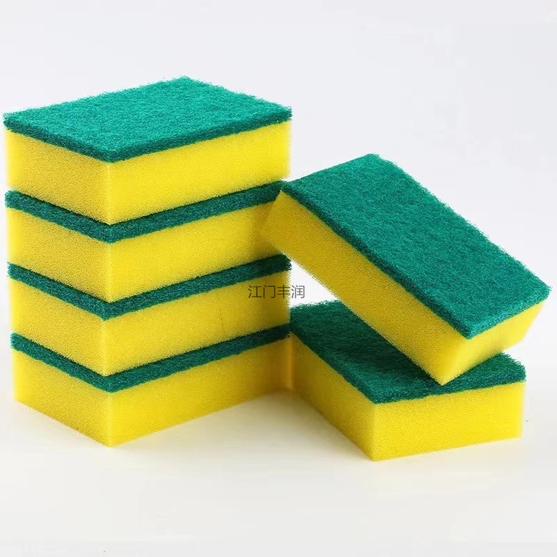 工厂定制各款式洗碗海绵清洁擦 海绵百洁布海绵擦 厨房清洁海绵块详情9