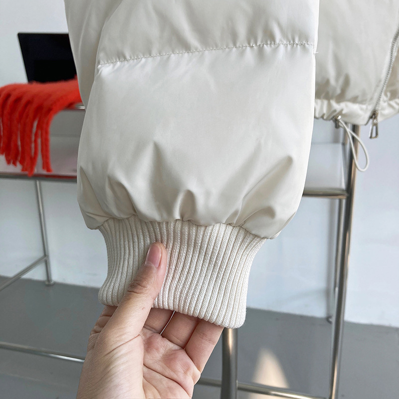 Luxi 2022 New Design sense stand-up collar short Down jacket for petite women 90, white duck down jacket Y33 pic 82