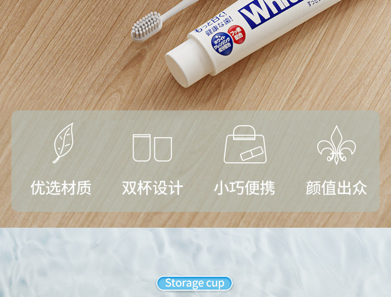 ETRAVEL易旅便携牙刷牙膏牙具收纳盒旅行洗漱杯差旅洗漱用品套装详情14