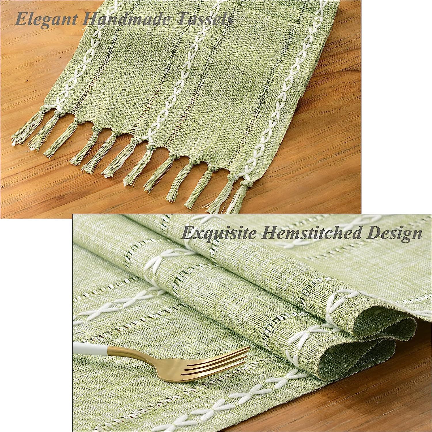 New cross-border Amazon handcrafted table flag, hollowed-out American country white tablecloth, dressing table scarf factory wholesale pic 25