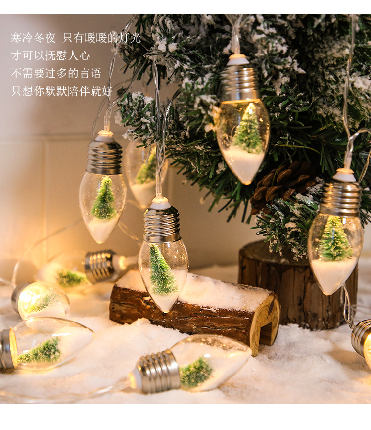 New cross-border led wishing bottle, Christmas decorative light, battery box, ins girlish photo props in stock for wholesale pic 6