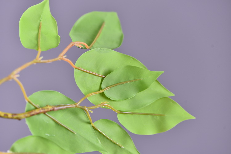 Wholesale of artificial large-branch banyan tree leaves from the original factory for window display, decorative green plants and flower arrangement leaves pic 9