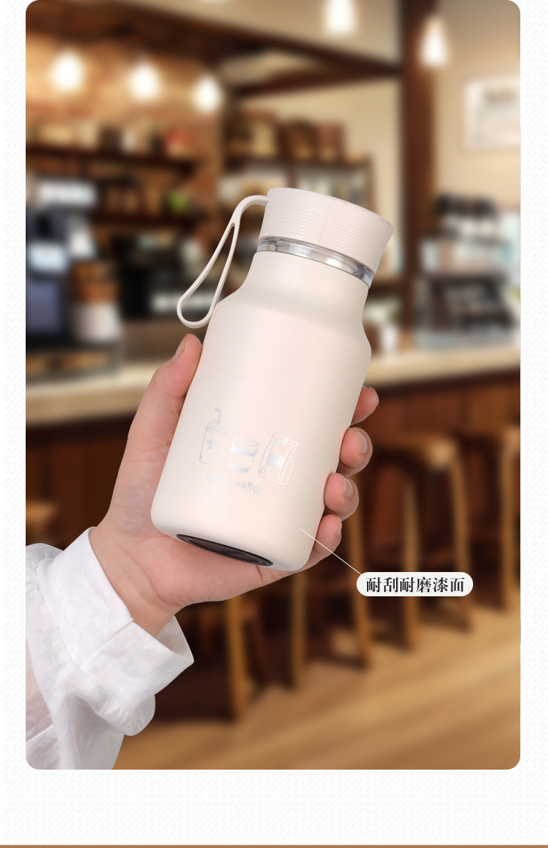 小巧便携可爱创意女士水杯高颜值礼品随行杯简约不锈钢保温杯泡茶详情8
