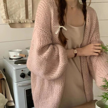 New Spring/Summer 2025 round-neck knitted sweater for women, Korean style, versatile, dopamine, youthful and gentle style, cardigan for women pic 13