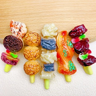 食玩甜甜圈DIY树脂饰品配件奶油胶挂件配饰儿童发夹发饰材料批发详情8