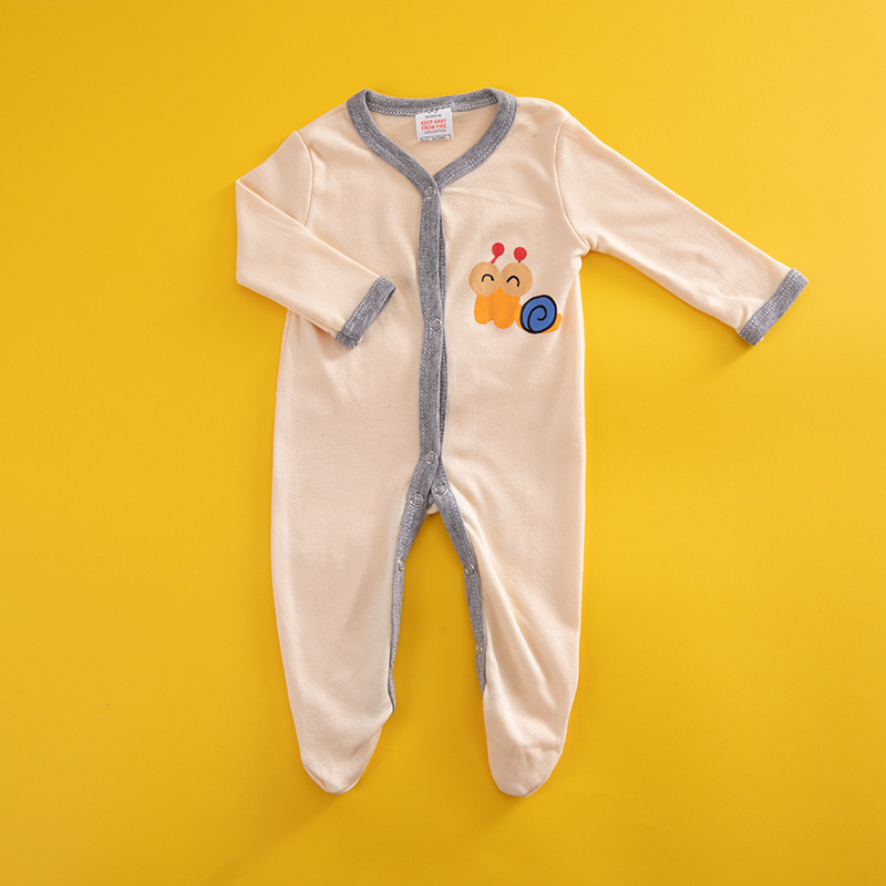 New and cheap baby spring and summer one-piece clothes for boys and girls, cotton crawling clothes for newborns pic 9