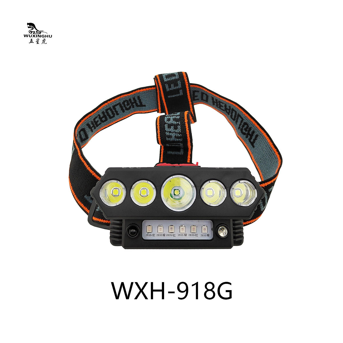 Cross-border hand-waving sensor headlamp, strong light rechargeable, long-range shooting, waterproof USB charging, head-mounted night fishing outdoor headlamp pic 2