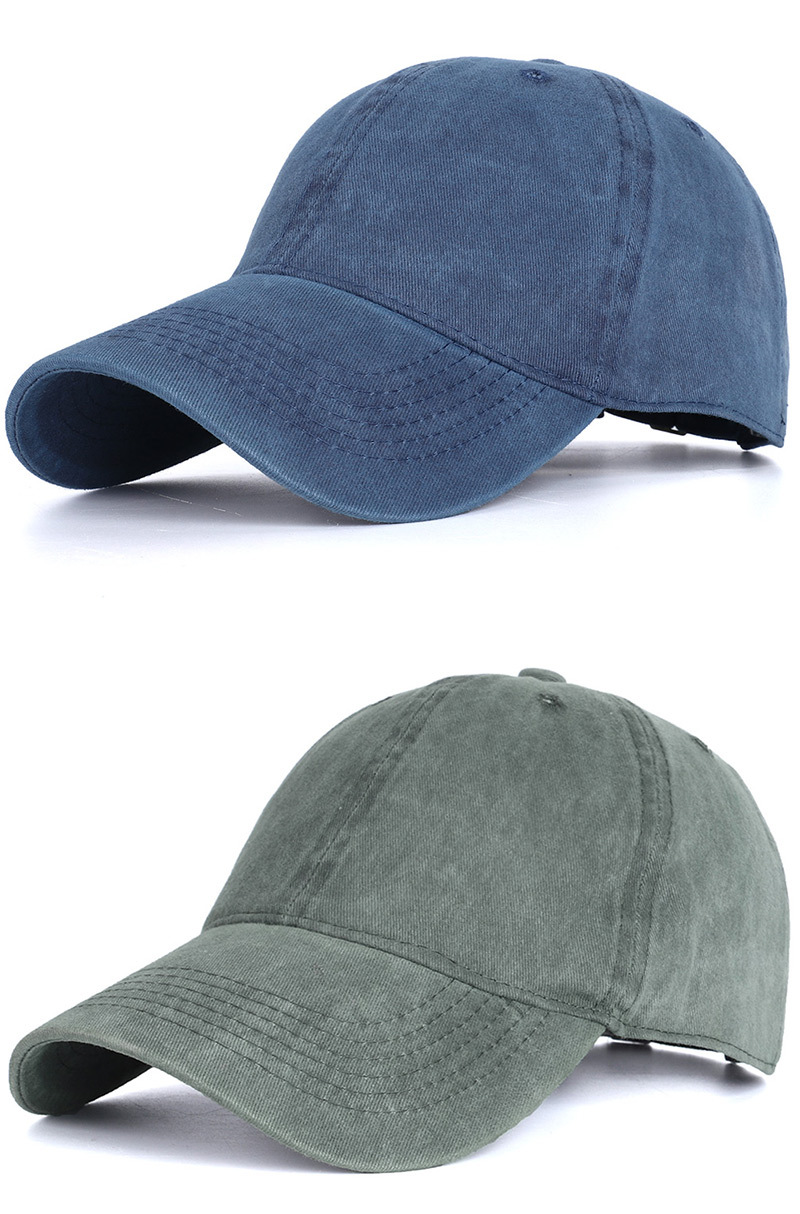 2020 Spring and autumn washed cotton hats, summer outdoor baseball caps, washed baseball caps, polished and aged denim sun hats pic 11