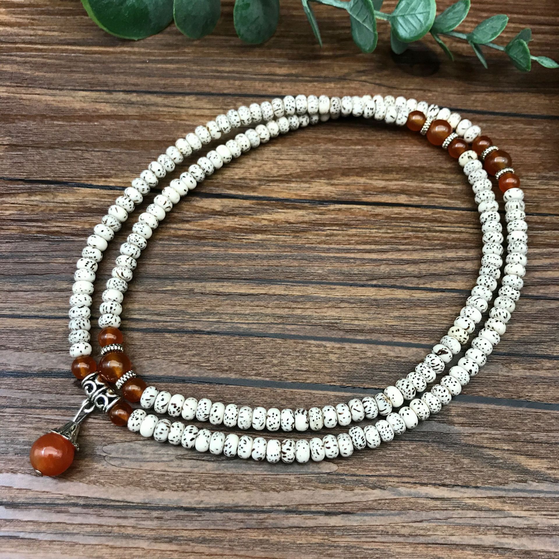 Hainan Mini Star and Moon Bodhi Bead Bead Bracelet 3*5 dry-ground high-density multi-circle Bodhi seed cultural Play bracelet accessory pic 20