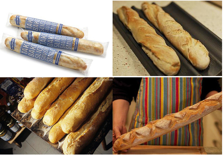 金色法棍模具不粘3槽大号法棒模亚马逊波浪法条式长条面包烤盘架详情12