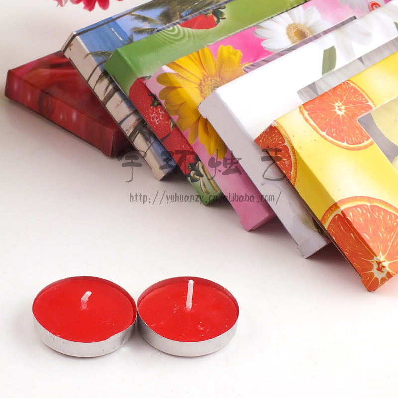 Smokeless and odorless candles, romantic scented candles, micro-tea, tea boiling, heating, aluminum shell candles wholesale pic 7