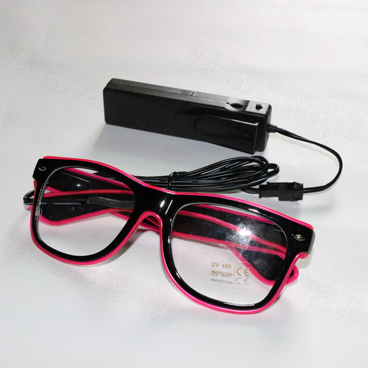 Illuminated Glasses, LED rice nails, voice-controlled bar party gifts, music night club atmosphere supplies, Neon Glasses pic 73