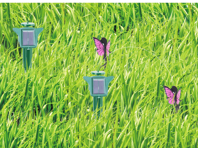 供应现货太阳能花仙子园艺用品 太阳能自动旋转玩具工艺品批发详情9