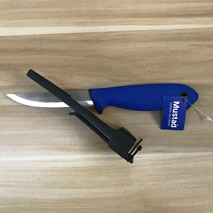 Mustad 4-inch fish knife for cutting fish scales, stainless steel fishing gear, sharp fishing tools [Fat Goluya pic 6