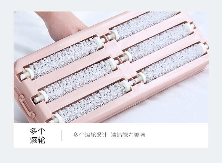 Handless dust removal brush, carpet vacuum cleaner, electrostatic brush, clothing cleaning brush wholesale, bed sheet, quilt, sofa bristle roller pic 9