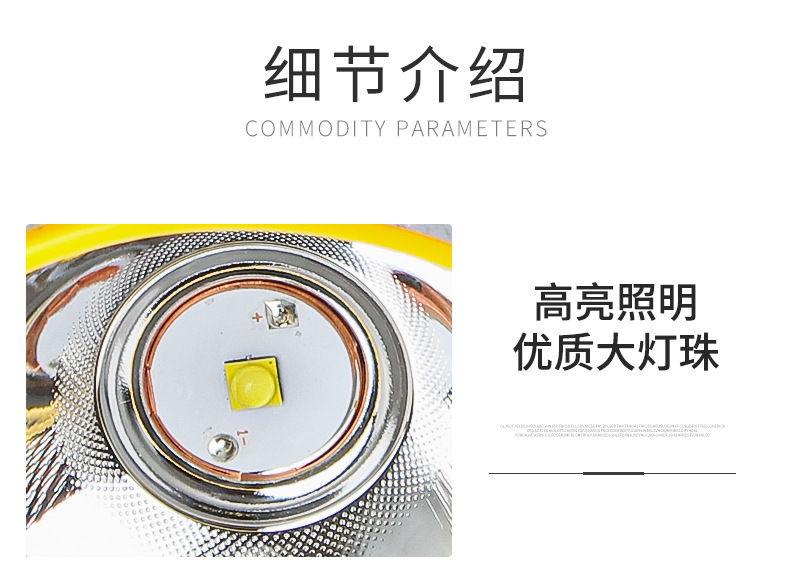 新款跨境强光远射LED头灯夜钓USB充电感应头戴式露营骑行厂家批发详情13