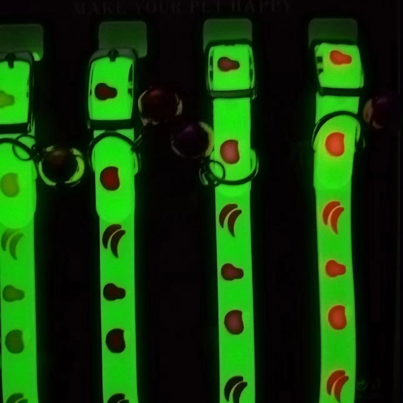 2022 nuevo collar de silicona fluorescente para gatos cachorros collar luminoso para perros cadena de gato luminoso pic 16