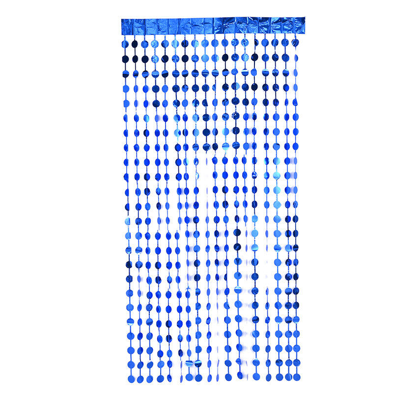 1*2M bright polka dot rain silk curtain, party event decoration, tassel ribbons, wedding and festival background decoration door curtain pic 17