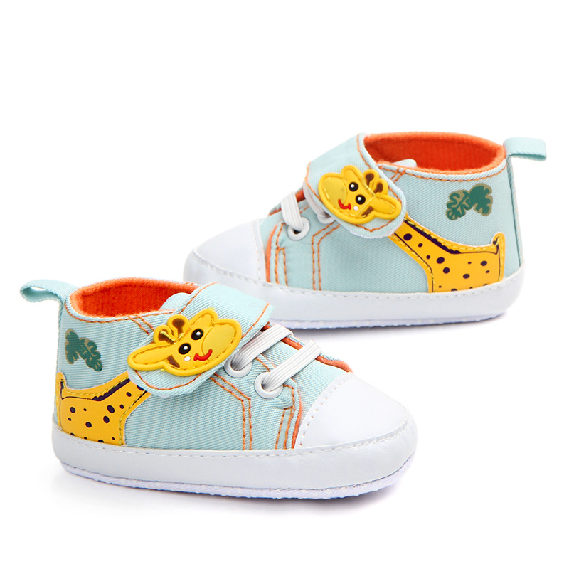 Factory direct sales of best-selling items: Cartoon giraffe pattern baby shoes, small anti-slip walking shoes 0011 pic 3