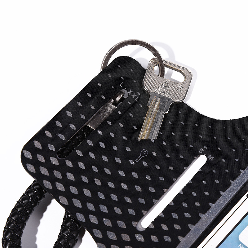 Factory direct sales of outdoor sports mobile phone arm bags, portable mobile phone bags for running and fitness, elastic and breathable key-hanging arm covers pic 17