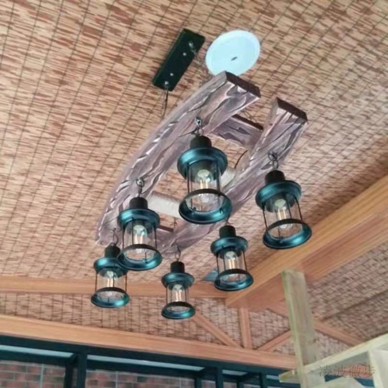 工业风吊灯美式乡村漫网咖啡餐厅酒吧吧台美式吊灯复古吊灯创意灯详情2