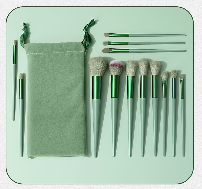 13-piece makeup brush set fix Fiber Soft Bristle Wizard of Oz Color Powder Blush Brush Beauty Tool shanilak pic 13