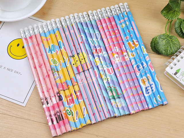 Boxed sapling pencil set, student eco-friendly HB pencils, student stationery pencils, school supplies wholesale pic 5
