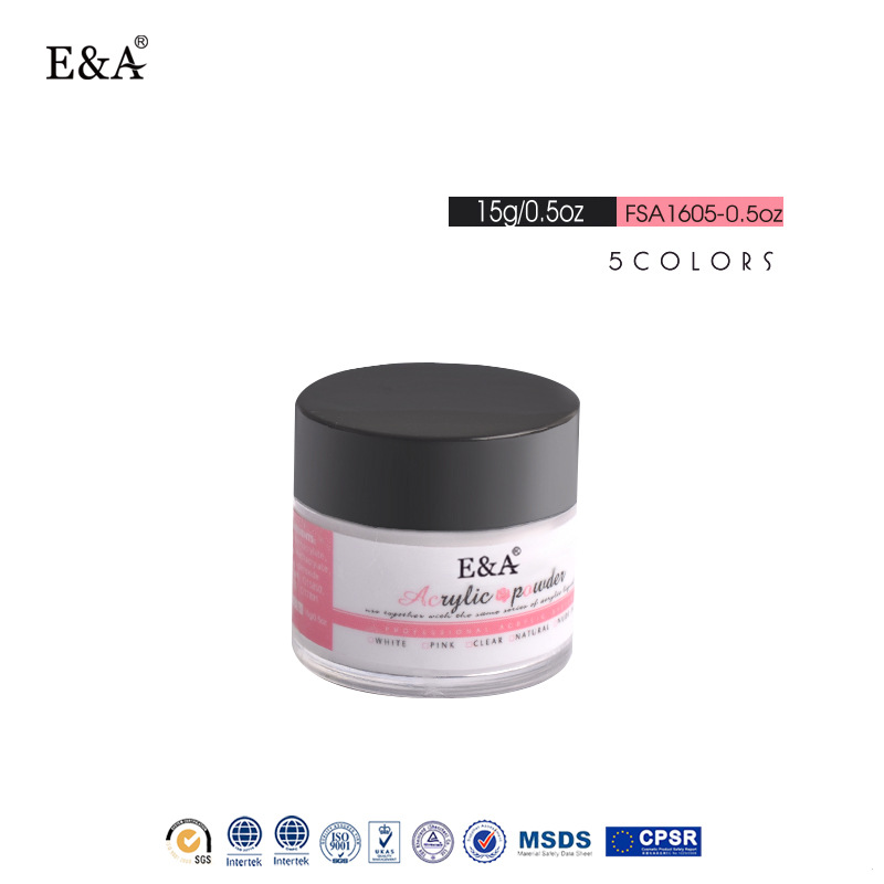 E&A Nail Care Products Wholesale: Crystal Nail, Crystal pink, White, Transparent, 30g pic 5