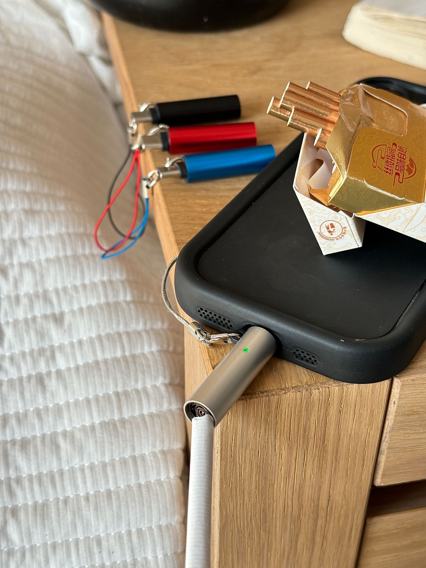 合金材质吹气振动防风TYPE-C手机点烟器便携迷你点火器即插即用详情35