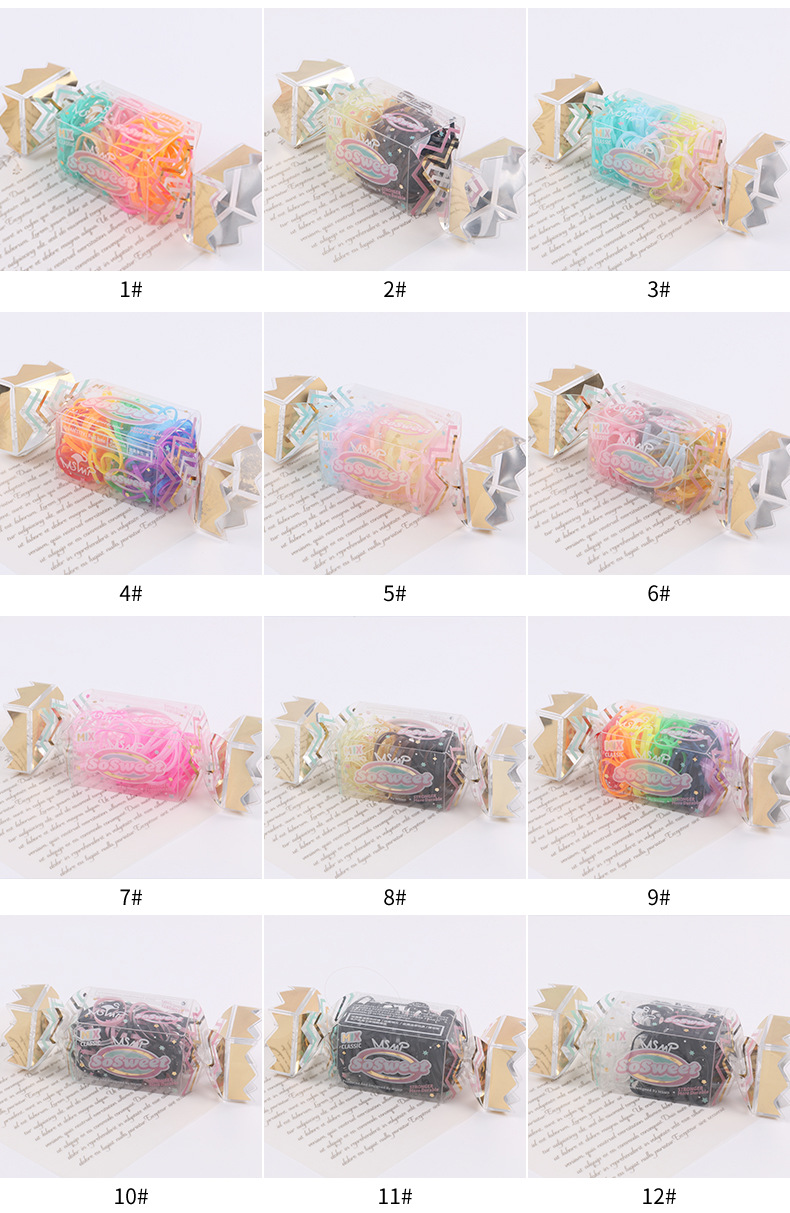 Wholesale of high-end candy-shaped, thickened, ins high-appearance-level hair band and high-elasticity hair tie accessories pic 17