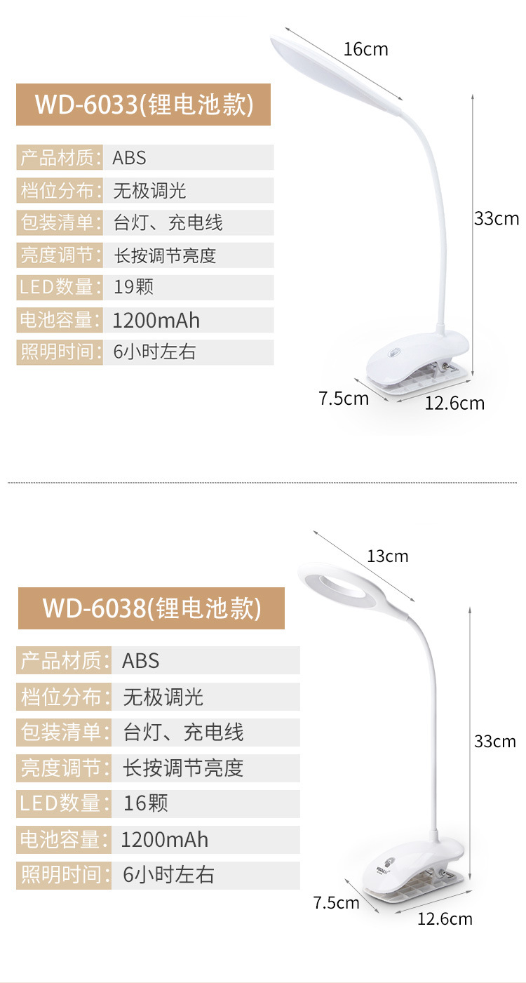 USB充电学生学习看书led床头阅读创意简约触摸小台灯详情17