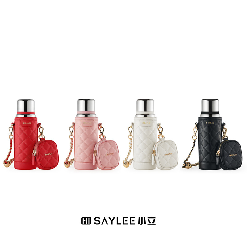 saylee小立欣悦水杯时尚女士高颜值双饮吸管食品级塑料杯子高端礼详情3