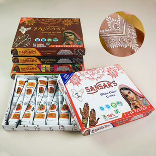 Cross-border Henna ointment, hand-painted ointment, tattoo template ointment, exclusively for foreign trade pic 1