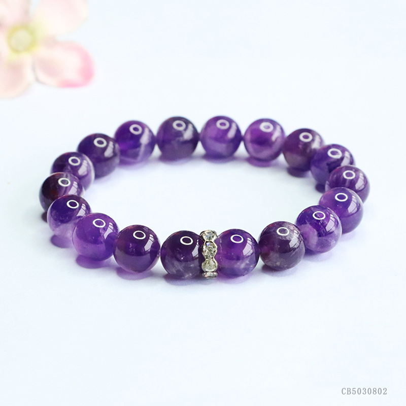 Juanyu Natural Amethyst Bracelet Lavender Dreamy Crystal Bracelet Unboxing Blind Box Live Streaming Factory CB5030551 pic 11