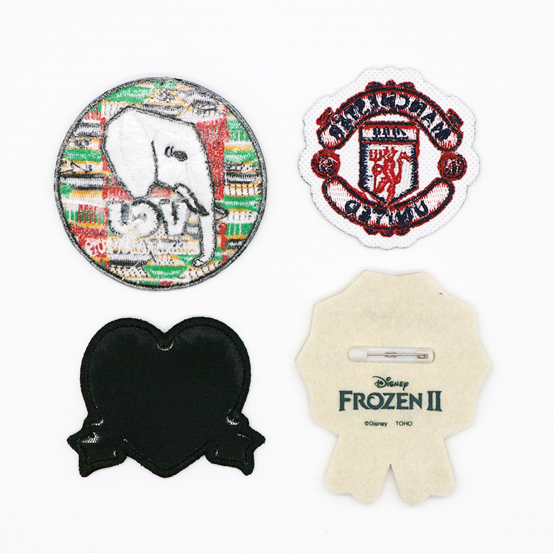 The manufacturer produces all kinds of computer-embroidered cloth stickers, tinplate badges, self-adhesive pins, Velcro badges pic 18