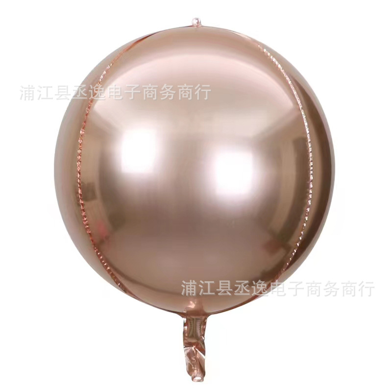 跨境爆款22寸4D立体圆球婚庆生日狂欢庆祝派对场景布置装饰气球详情8