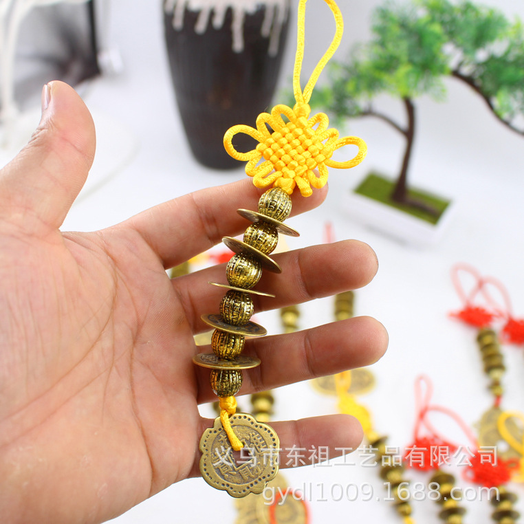 Genuine copper coins, Arhat beads, Five Emperors coins, copper coins, woven Five Emperors coins, pendants, copper coin craftsmanship, hanging signs, and Eight Trigrams plate manufacturers pic 23