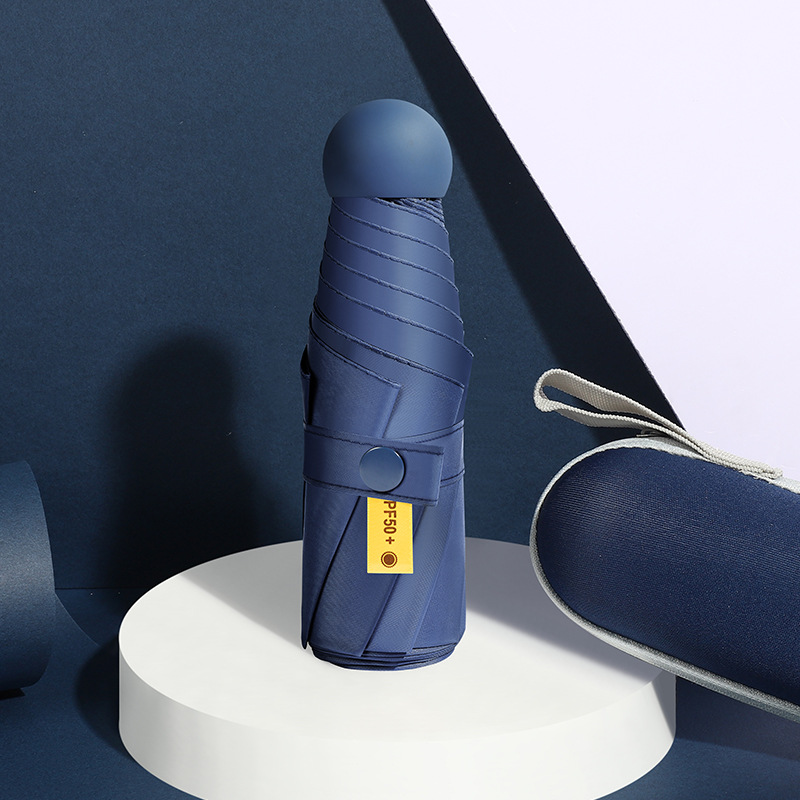 迷你五折伞胶囊款太阳伞遮阳防晒防紫外线晴雨伞礼品广告雨伞批发详情2