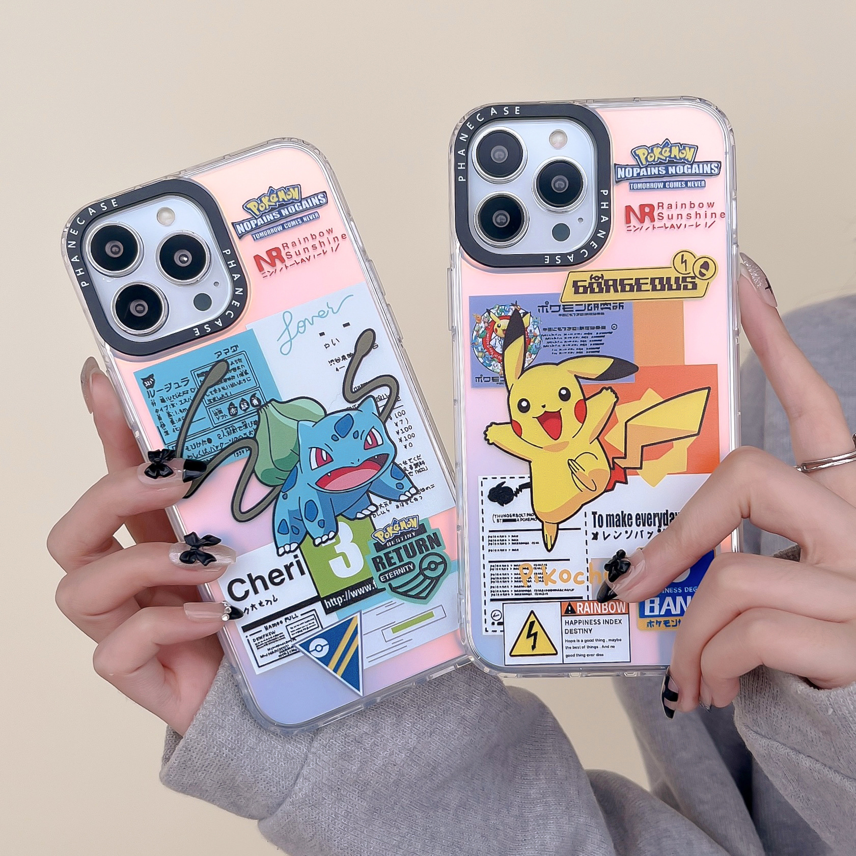 Laser Cartoon 14 is suitable for iPhone14Promax and iPhone 13Pro phone cases. 12 Personalized and 11 shockproof XSMAX pic 5